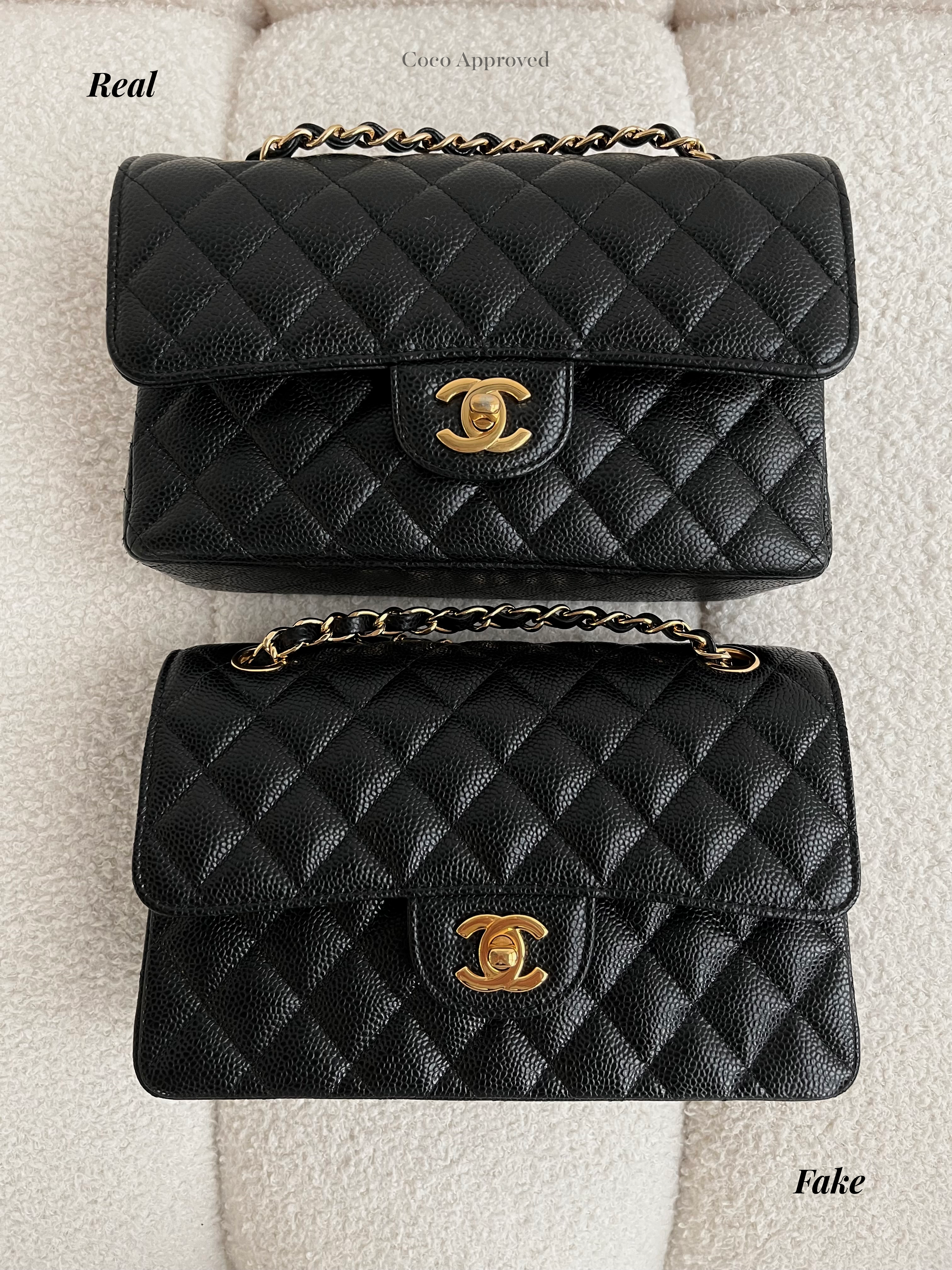 how to spot a real Chanel bag from a fake ?