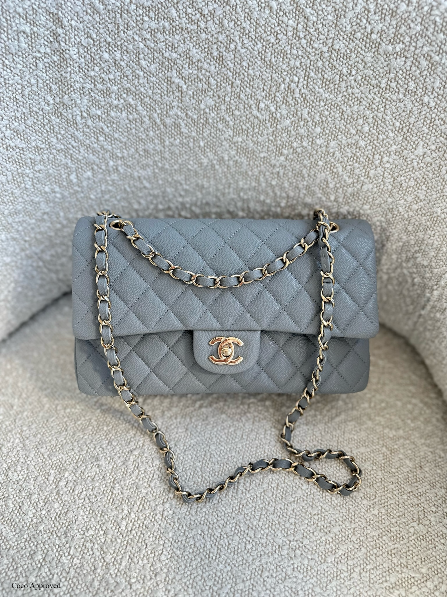 Gold hardware vs silver what do you prefer for classic chanel? What's more  timeless look? : r/chanel