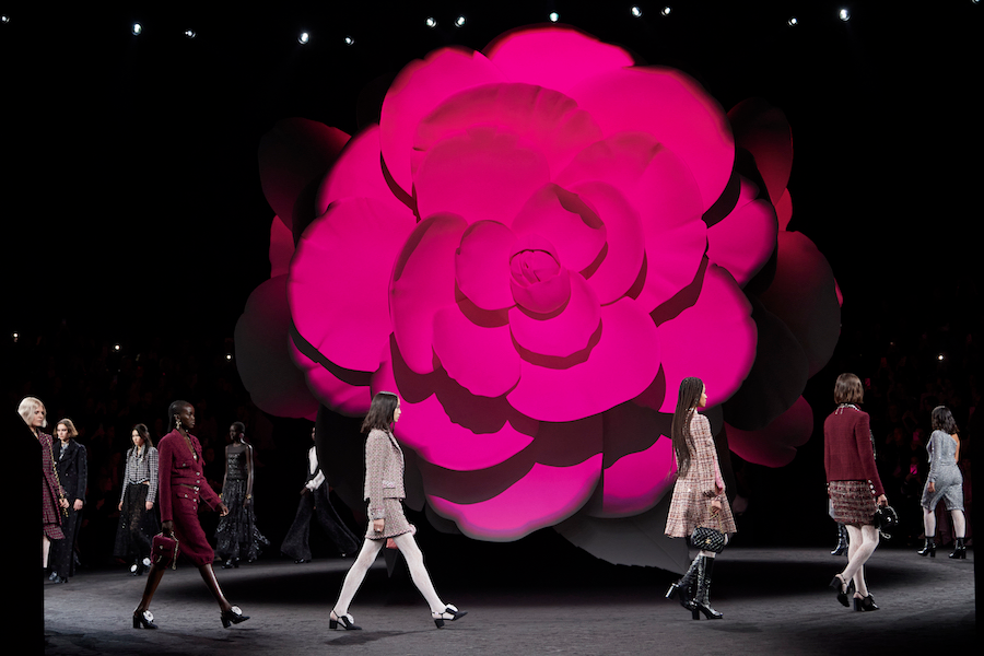 Chanel Fall Winter 23 celebrates a century of the Camellia