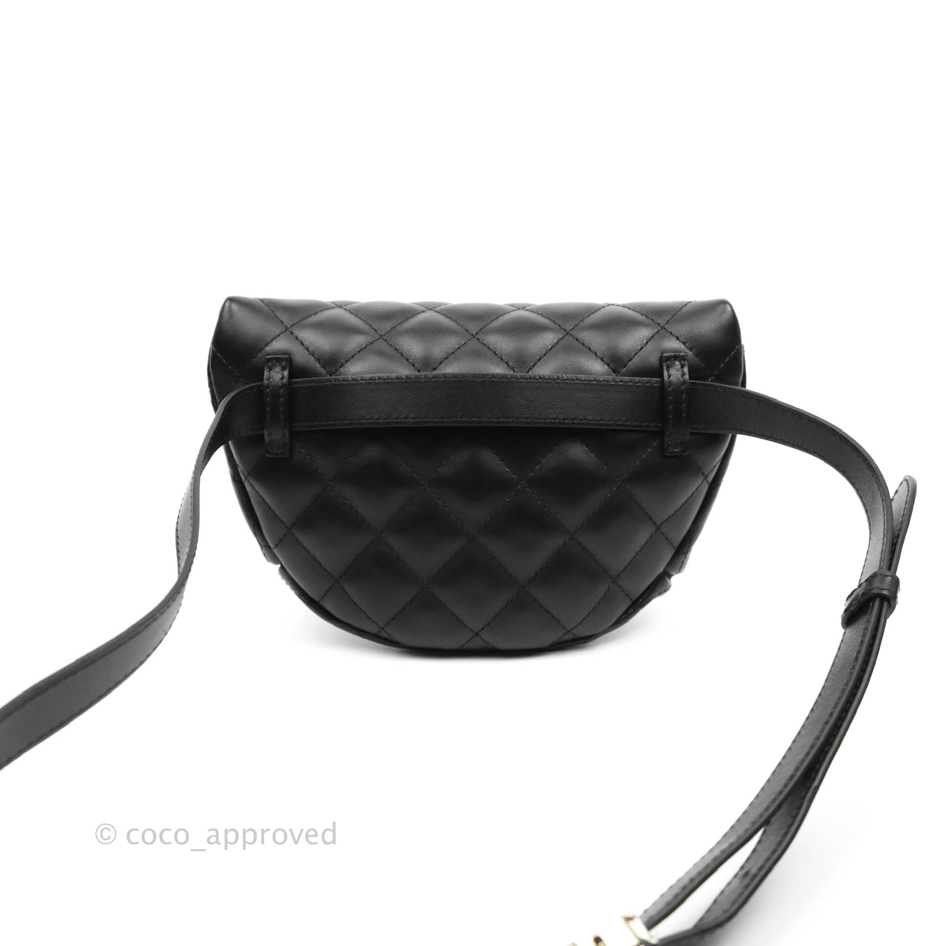 Cocoon Chanel uniform bum bag 2019 Black Leather ref151556  Joli Closet