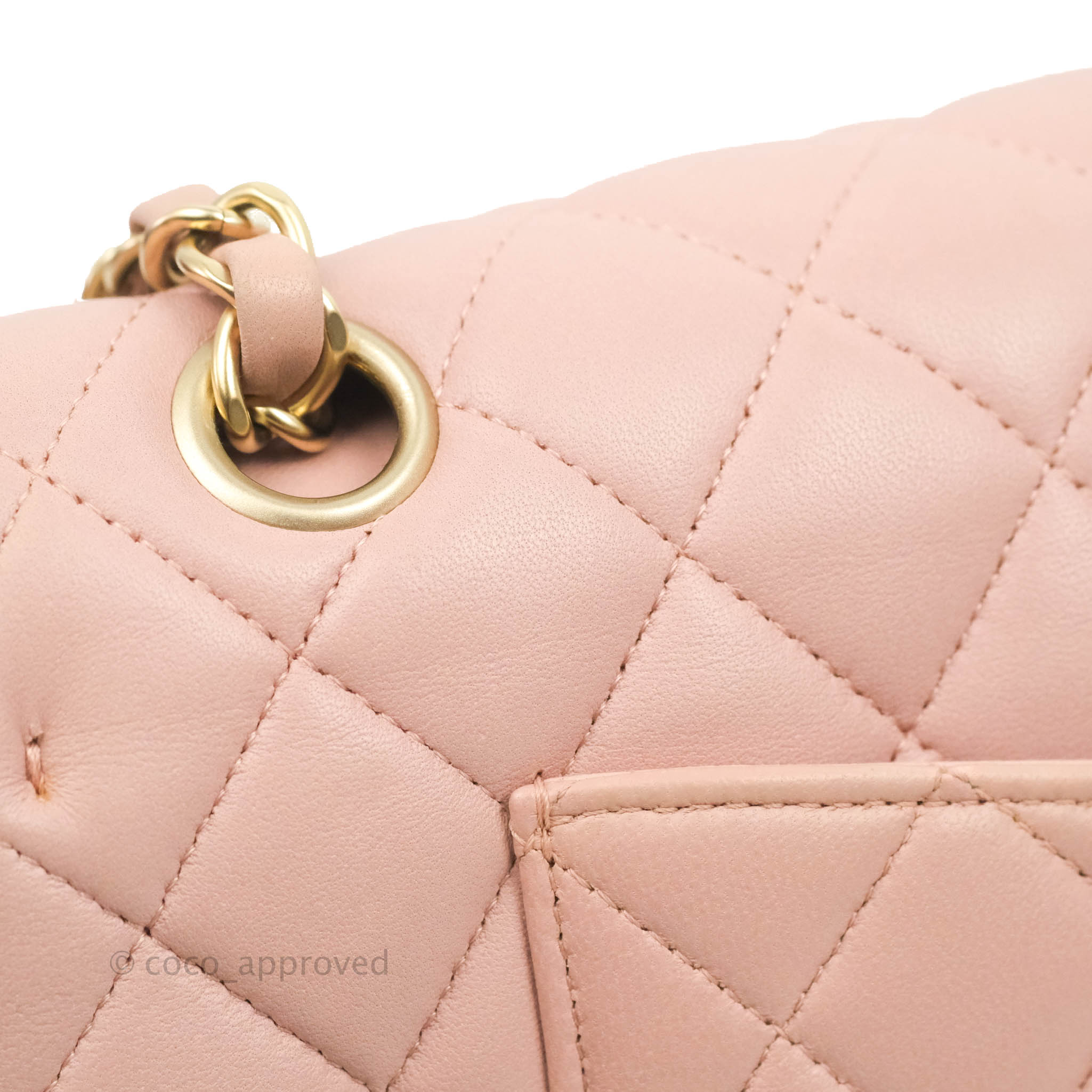 Classic Mini Single Flap Bag Leather Pink