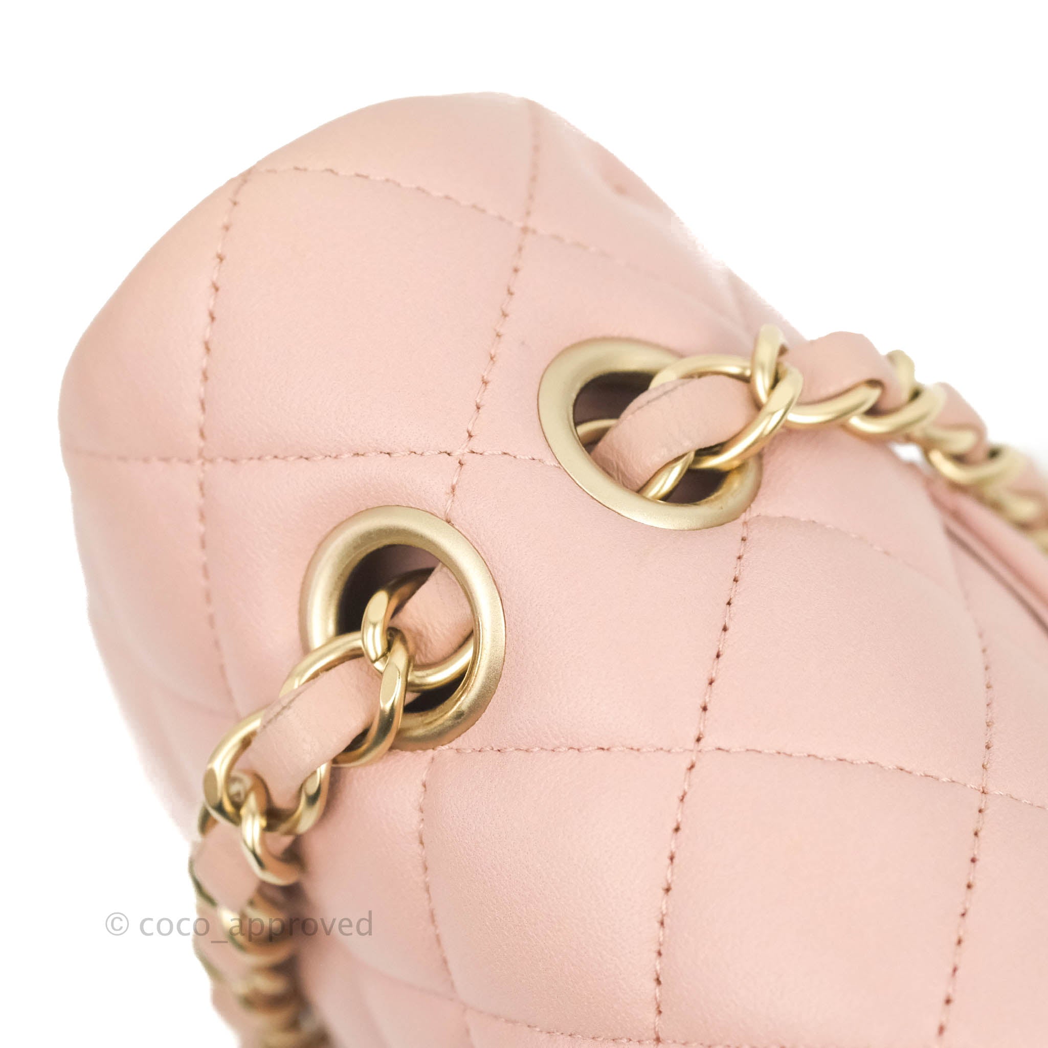 CHANEL Caviar Quilted Flap Chain Waist Bag Pink 1094274  FASHIONPHILE