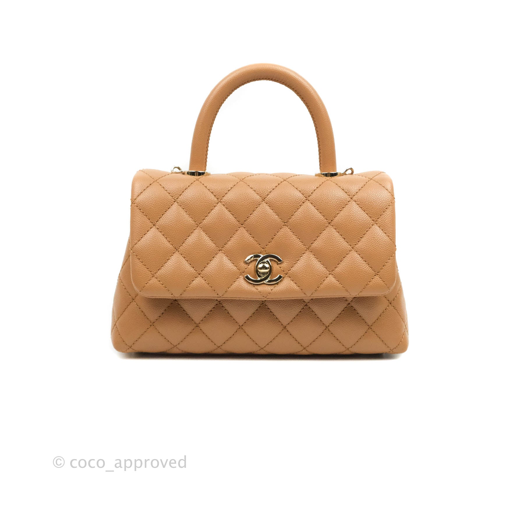 chanel 21p caramel coco handle