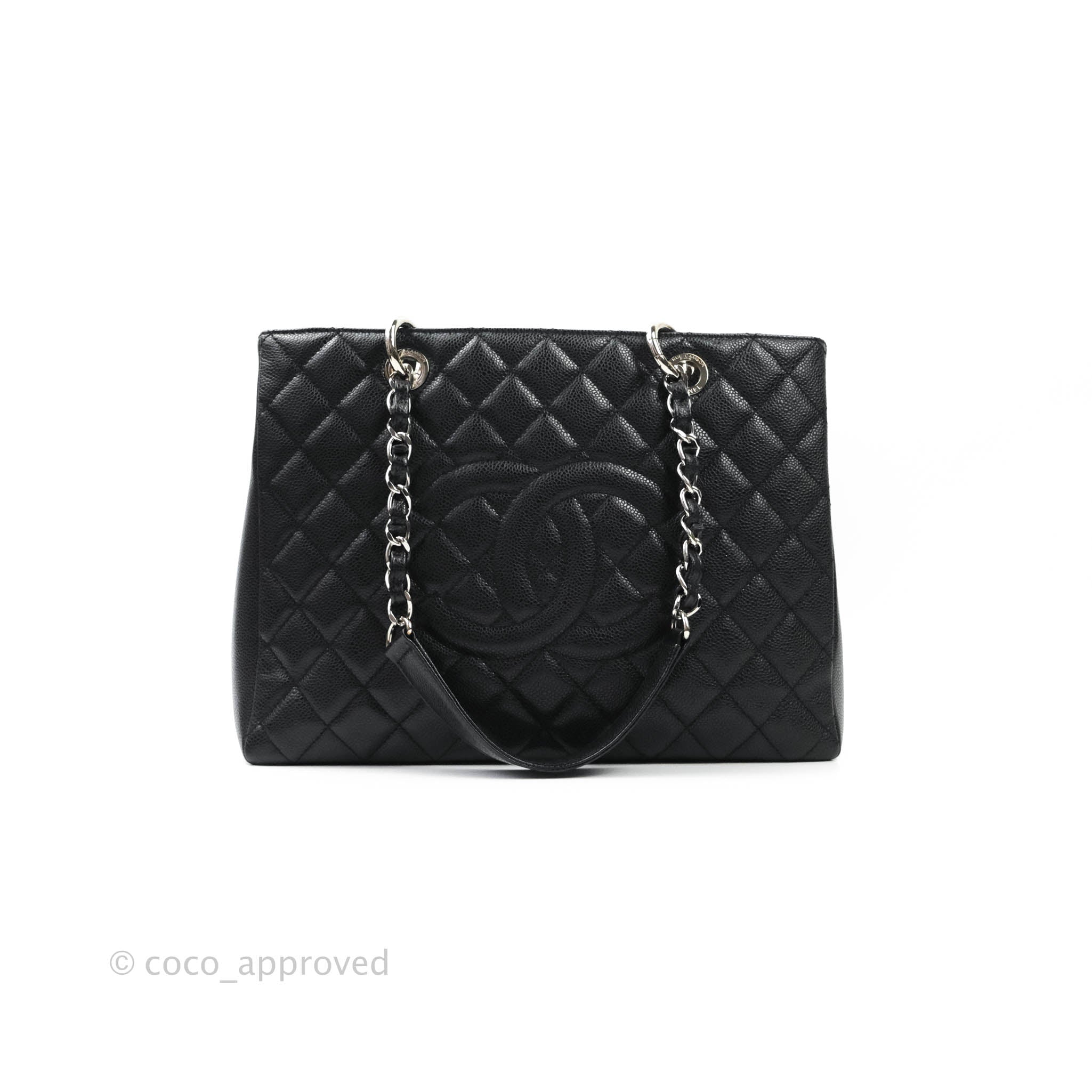 Chanel GST Black Caviar Silver Hardware – Coco Approved Studio