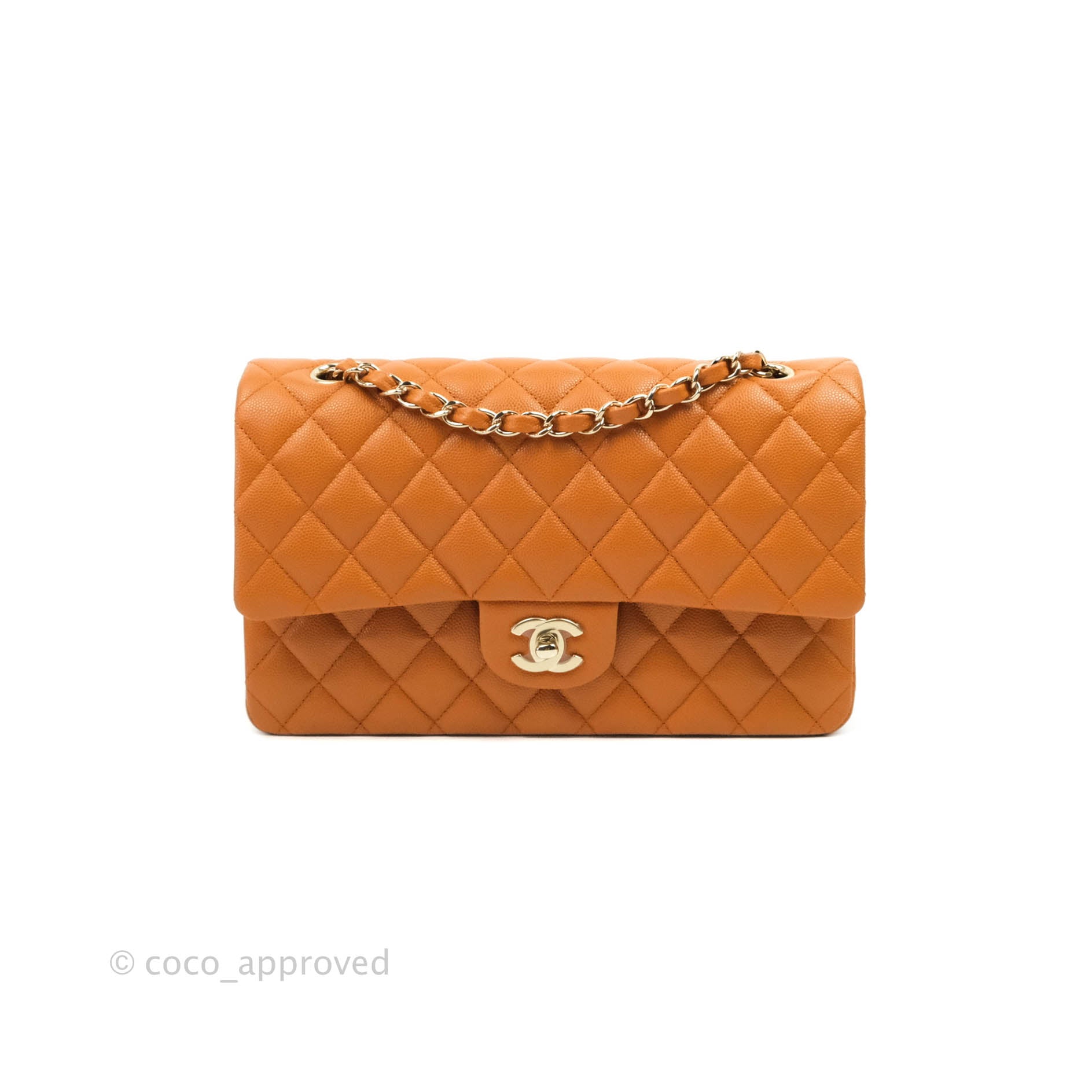 chanel 21a caramel caviar