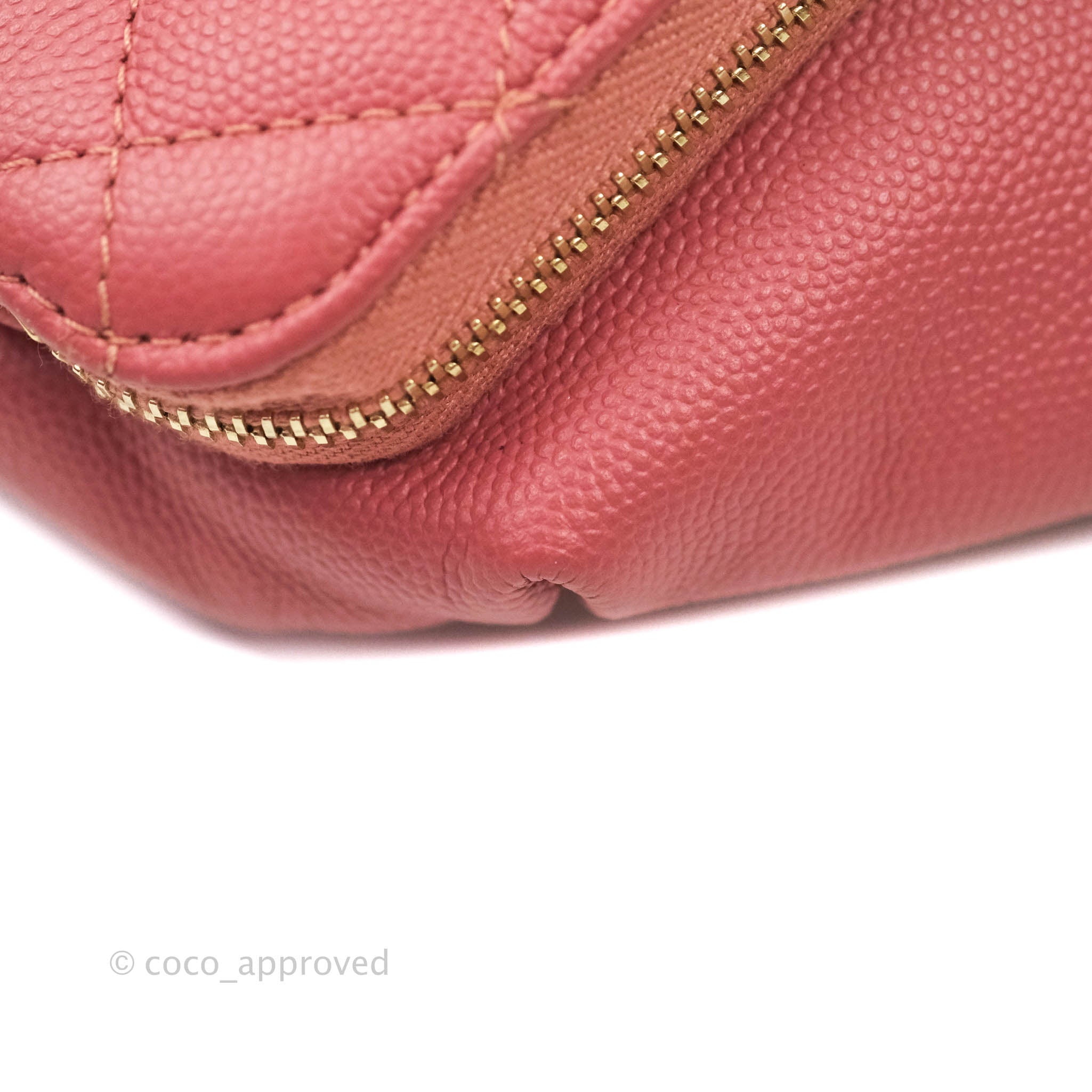 Chanel Quilted Business Affinity Waist Belt Bag Pink Caviar Gold Hardw –  Coco Approved Studio