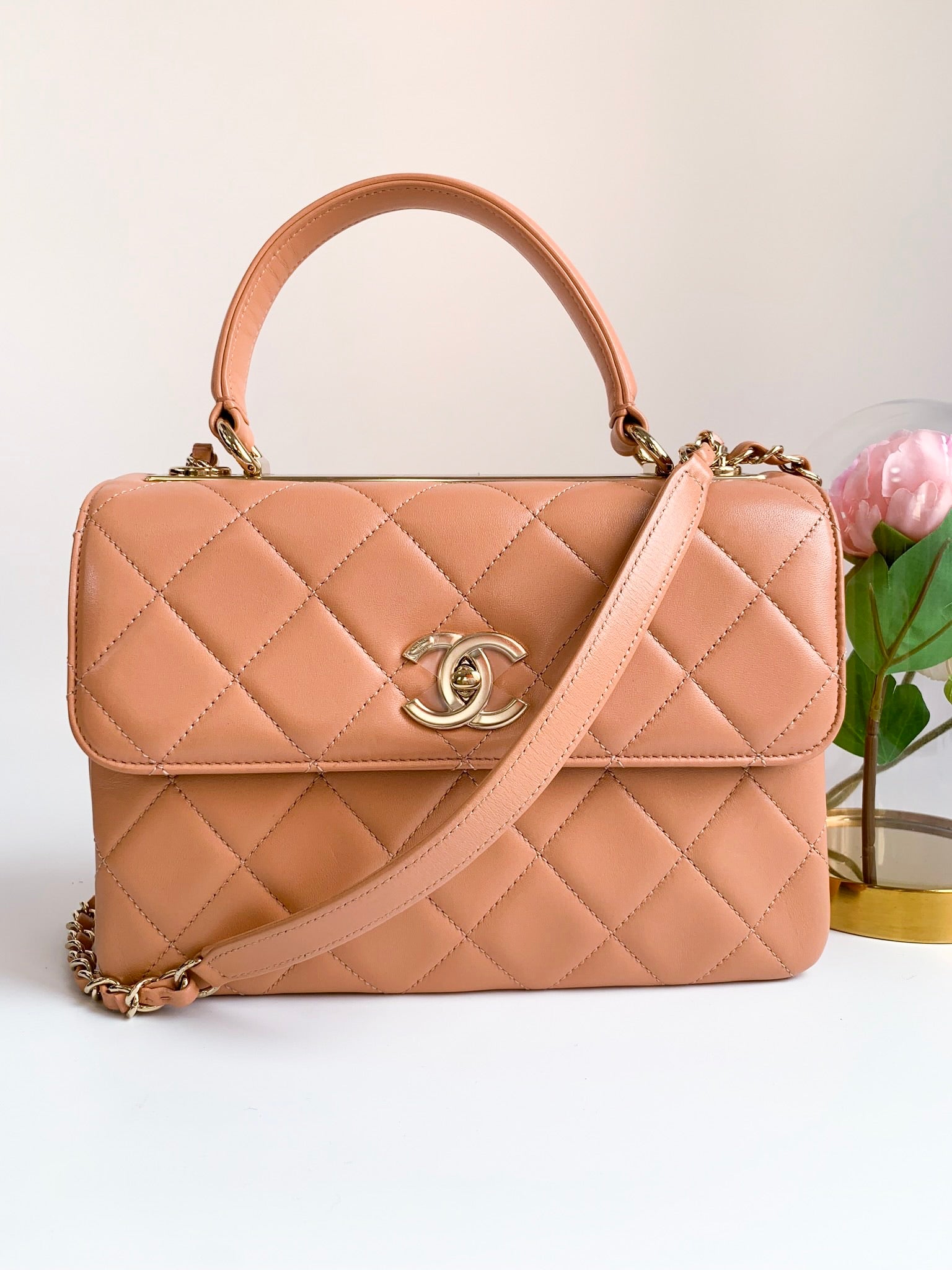 chanel trendy cc beige