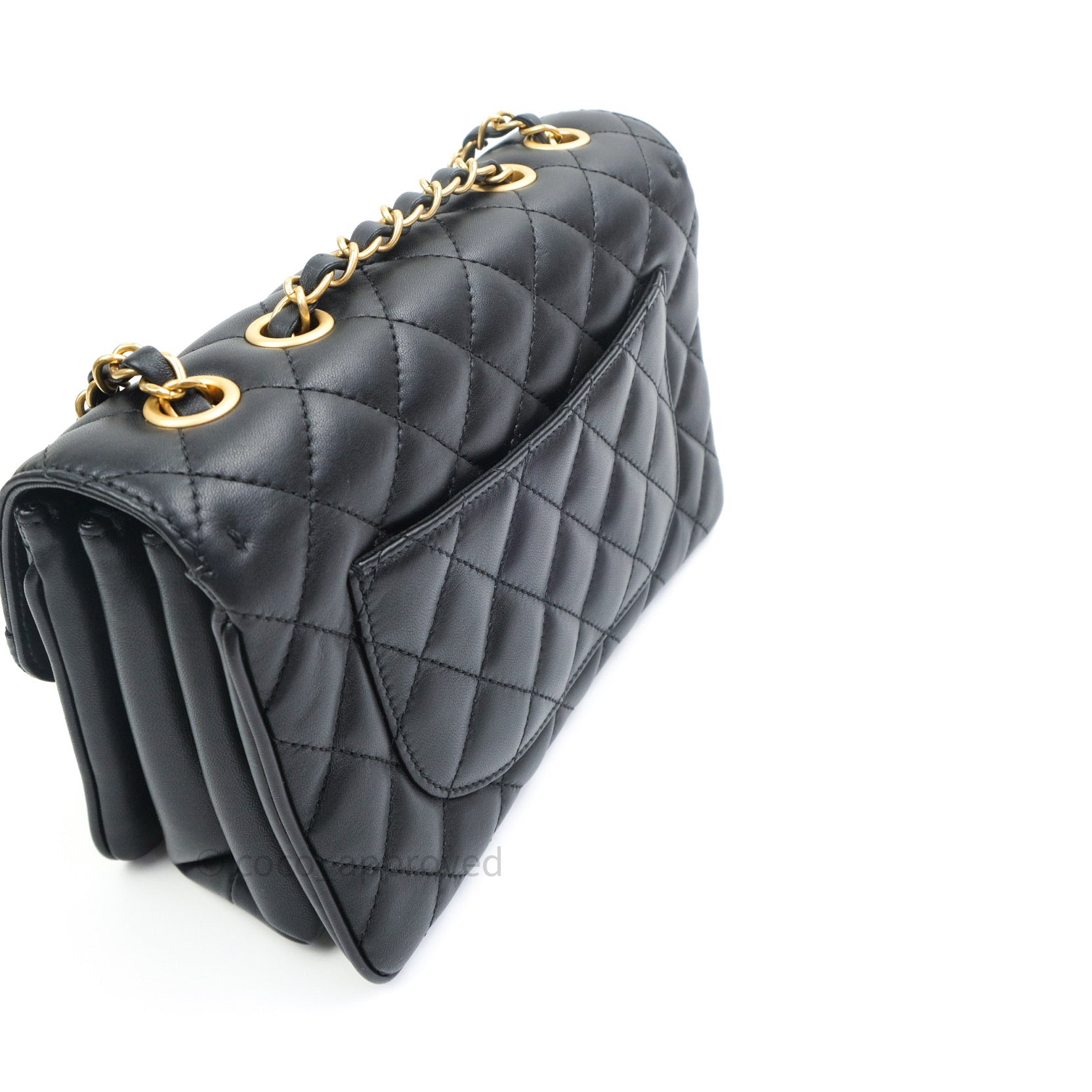 Chanel Coco Vintage Flap Bag Black Lambskin Gold Hardware 18C – Coco  Approved Studio