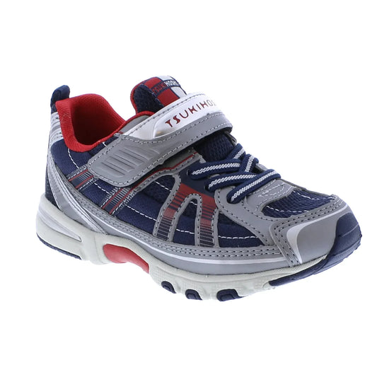 Tsukihoshi Youth STORM Shoes - Steel/Cobalt (Sizes 1.5 - 5)