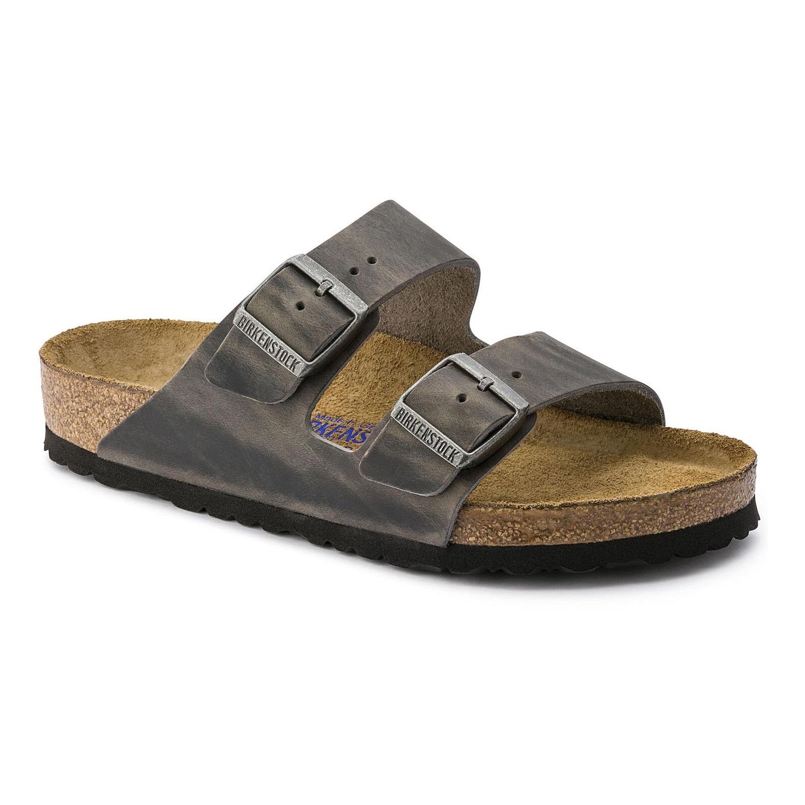 Birkenstock Unisex Arizona Soft Footbed Taupe Suede Alamo Shoes