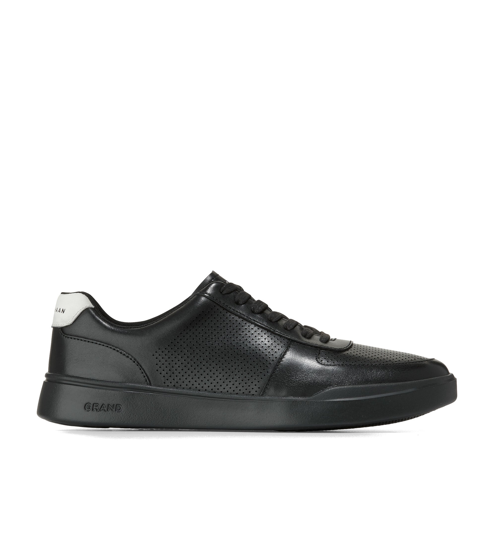 Cole Haan Men's Grand Crosscourt Perforated Sneaker - Black – Alamo Shoes