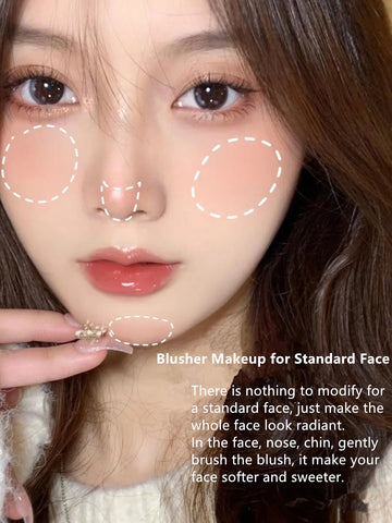 How To Do Blusher Makeup For Your Face Shape? | LookHealthyStore