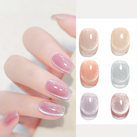 5 Prettiest Cat Eye Gel Nails - Make Your Nails Breathtaking ...