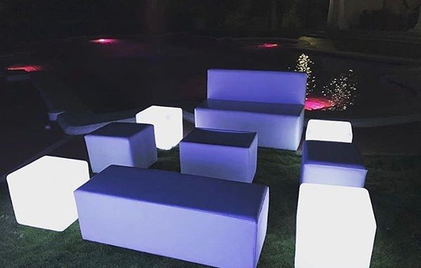 LED Lighted TUFED WHITE  BAR  6.5'