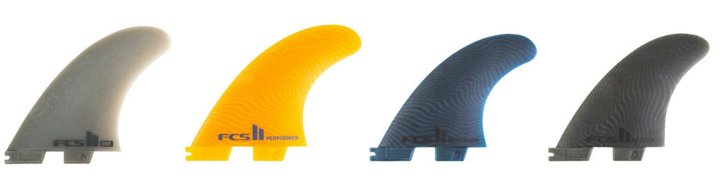 Fins choices for URBNSURF - FCS II Neo Glass