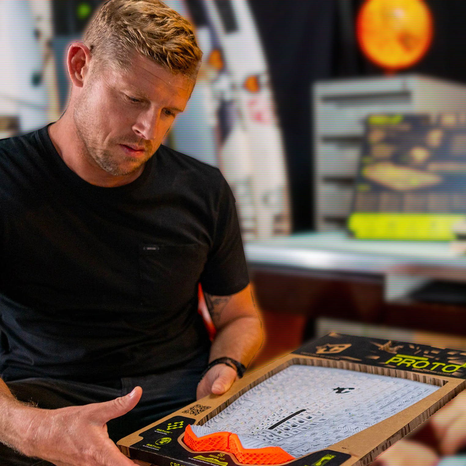Mick Fanning with Creatures Traction Tail Pad Proto 1.4
