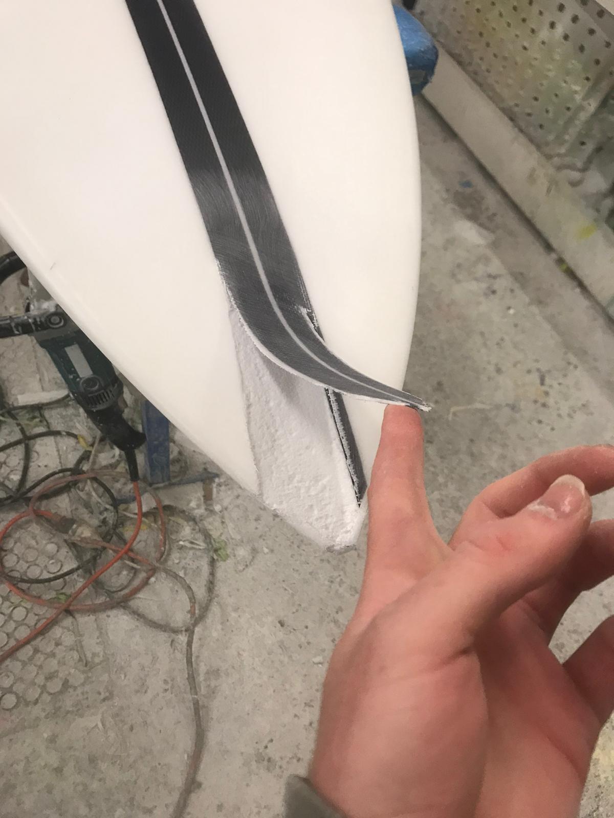 Image from Melbourne Surfboard Repairs - Surfboard Delamination Repair.
