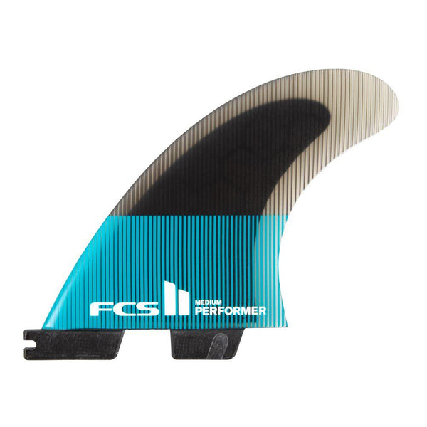 FCS II Reactor PC Charcoal/Black Tri Fins | Melbourne Surfboard Shop