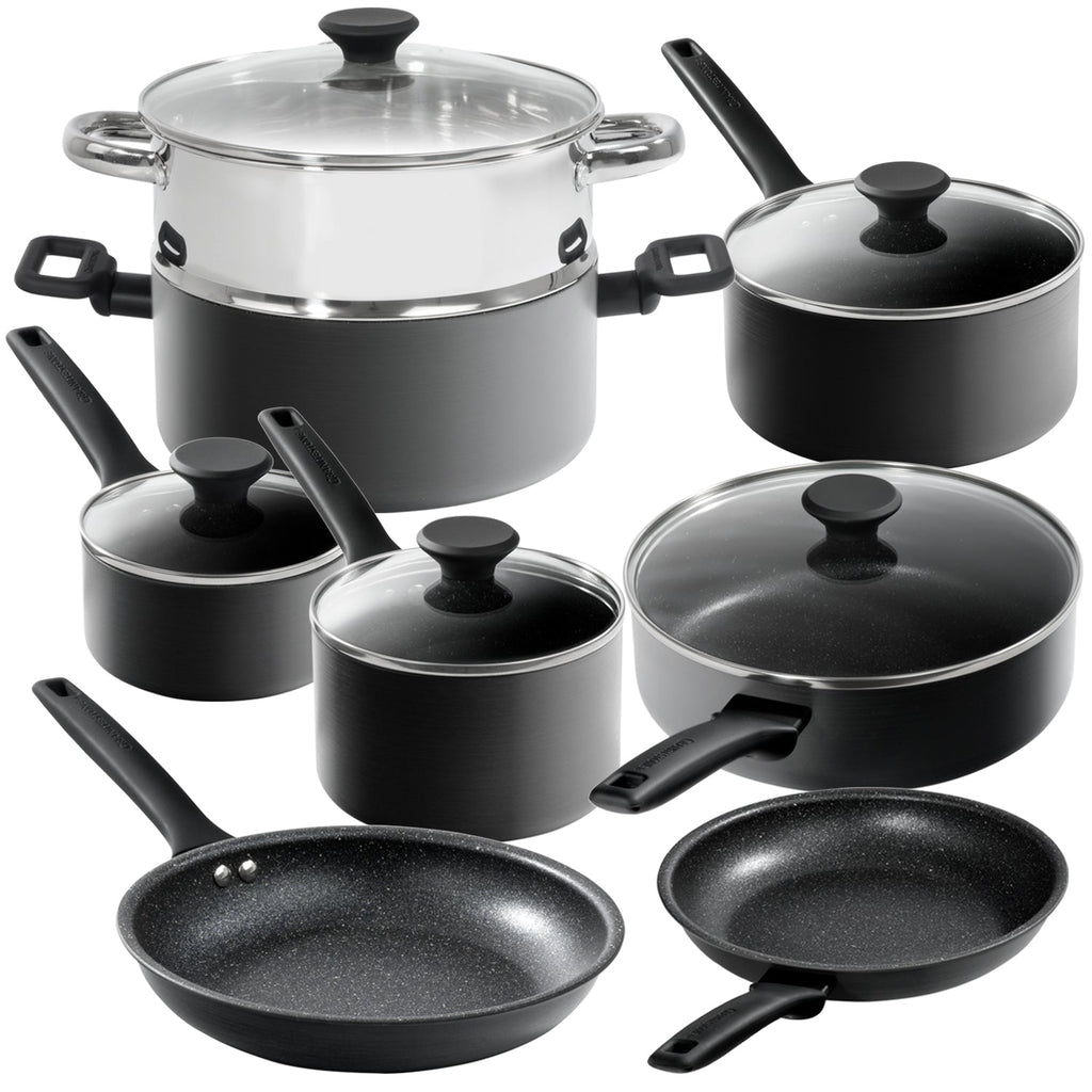 Nonstick Granite Cookware Sets, 10 Pcs Pots and Pans Set, Non Stick St –  Kitchen Hobby