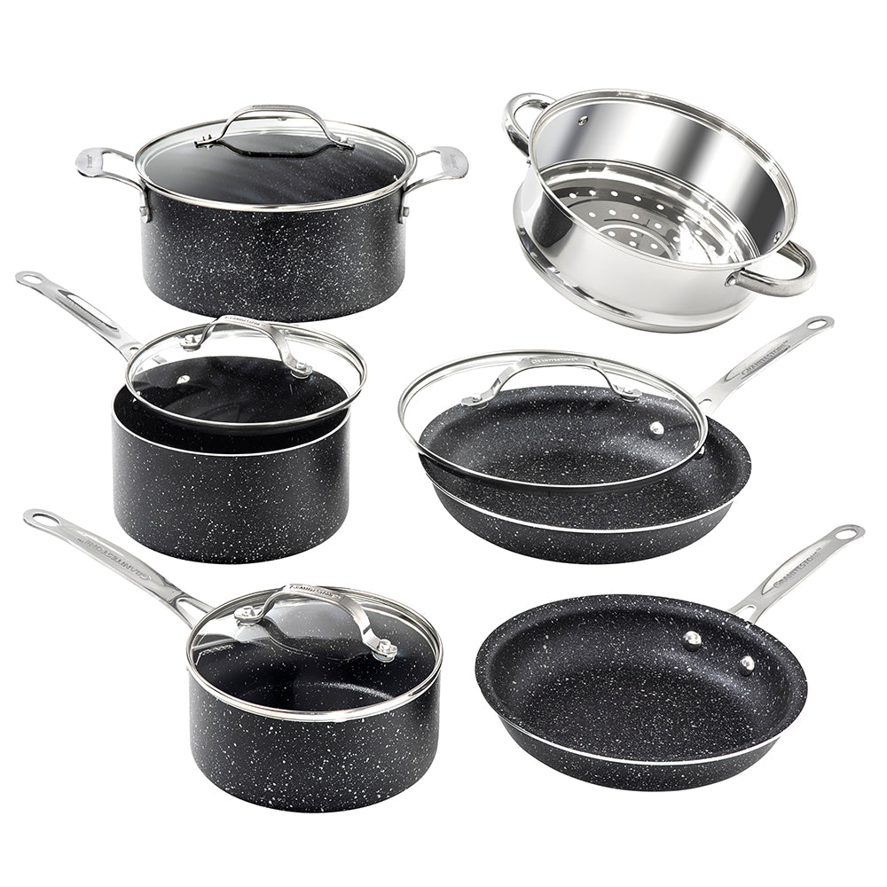 Granitestone Get It Together 10 Piece Essential Aluminum Cookware Set