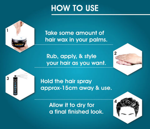 Urbangabru Professional Hair Styling Combo How To Use - Urbangabru