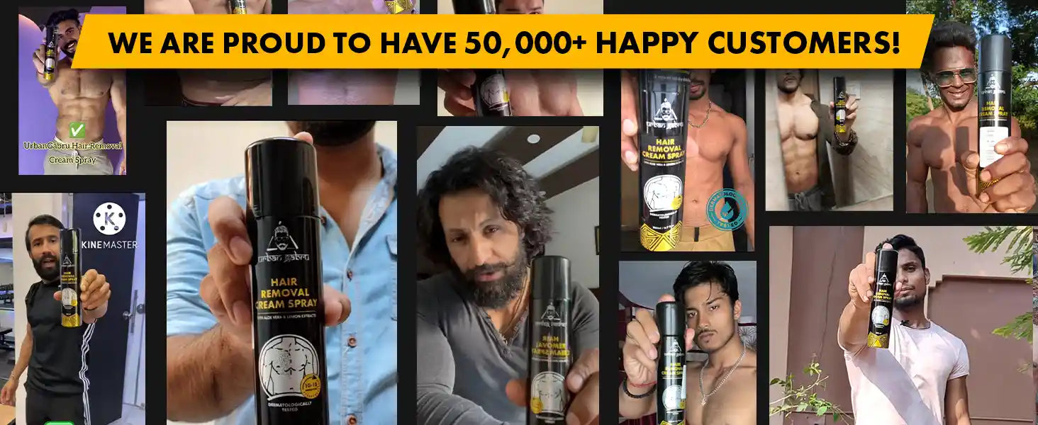 UrbanGabru launches firstever made in India Painless Hair Removal Spray  for Men  Bangaloretodays