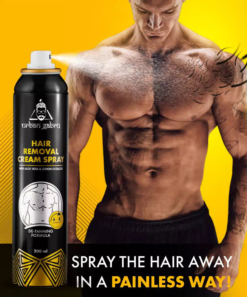 Buy Hair Removal Spray Foam for Men 200ml  UrbanMooch