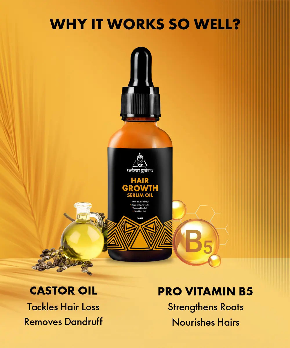Urbangabru Ayurvedic Jadibuti Hair Oil for Hair Fall Control and hair  Growth with Natural Herb  200ml 