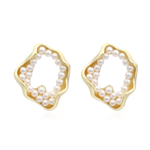 SheSale Shop Shopping Club Schmuck Ohrringe Halskette Ring Perlen beige gold Mode Blogger Influencer fashion jewelry 