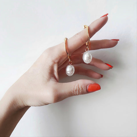 SheSale Shopping Club #ootd Fashion Influencer Mode Blogger Schmuck jewellery jewelry bijoux joyas earrings Ohrringe gold Perlen pearls 