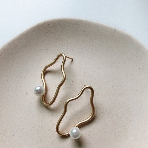 SheSale Shopping Club #ootd Fashion Influencer Mode Blogger Schmuck jewellery jewelry bijoux joyas earrings Ohrringe gold Perlen pearls 
