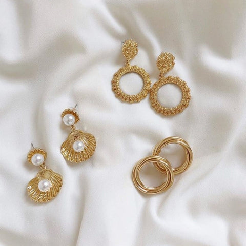SheSale Shop Shopping Schmuck jewelry jewellery bijoux joyas Ohrringe earrings gold 60s French Retro Look Vintage Mode Blogger Fashion Influencer