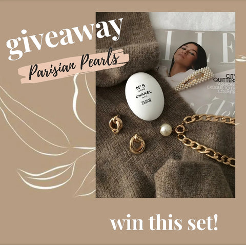 SheSale Giveaway Parisian Pearls jewelry set Gewinnspiel Perlen Schmuck 