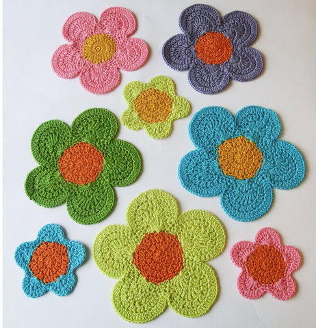 Crochet-Daisy-Mats