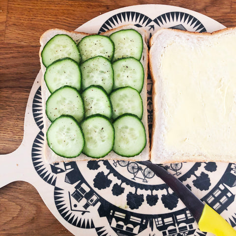 Making-Cucumber-Sandwiches