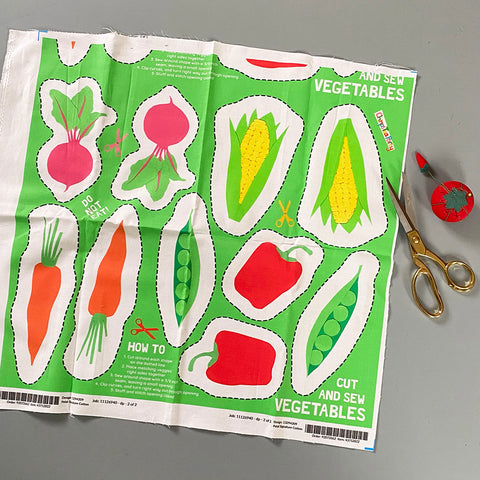 Vegetable-fabric-sewing-project