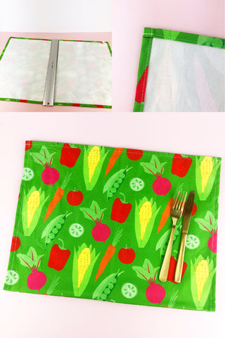 How-To-Make-A-Tea-Towel-Into-2-Placemats