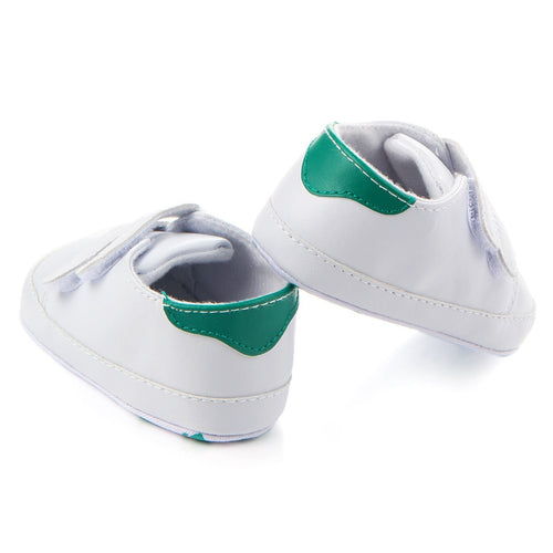 Casual Simple Pu Soft Shoes White Shoes Newborn Baby Boy Girl First Walker Autumn Soft Soles Sports Sneakers Chic - shopbabyitems