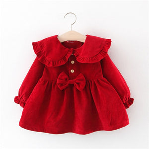 Cute Baby Dresses Floral Baby Girls Clothes Princess Girls Dress Suit Ball of Yarn Kids Clothes Children Party princess dresses - shopbabyitems