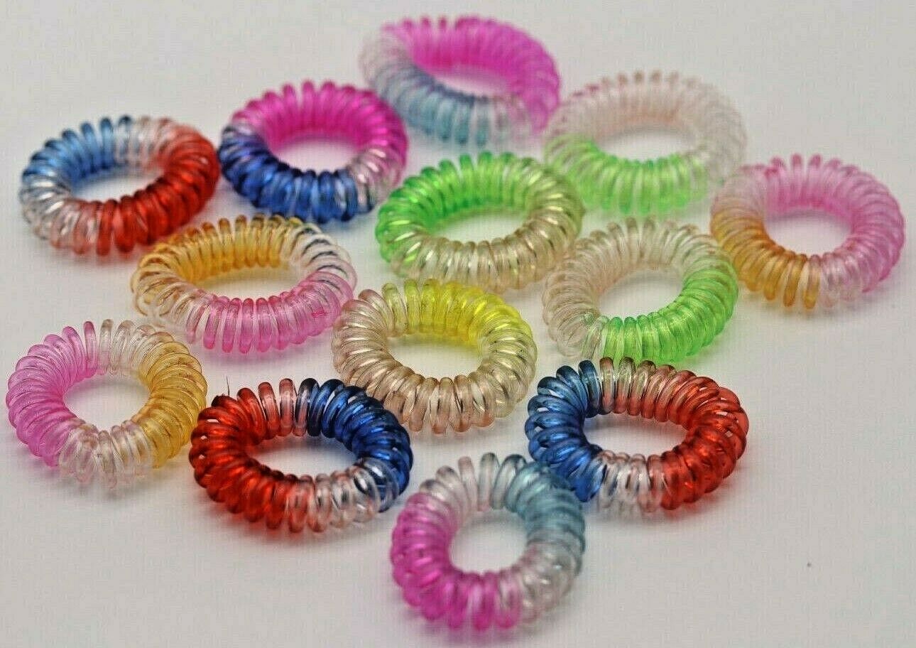 spiral hair ties