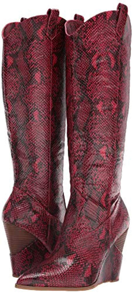 jessica simpson red cowboy boots