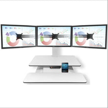 Load image into Gallery viewer, Three Monitor Bracket Curved for Standesk Memory/Memory Pro