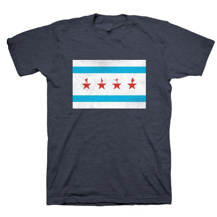 HAMILTON Chicago Flag T-Shirt 