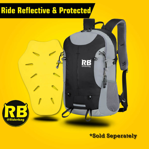 motorcycle backpack, black backpack, mtb backpack, backpack for rider