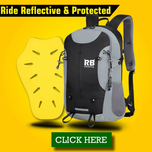 motorcycle backpack, bike backpack, reflective backpack, daypack, motorcycle gear