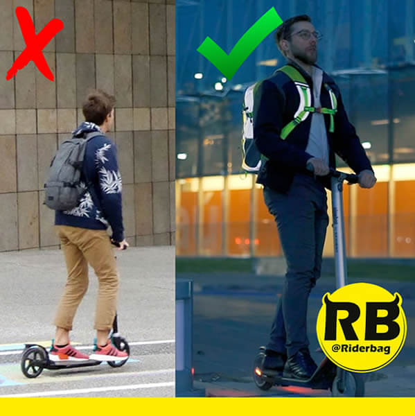 electric scooter backpack