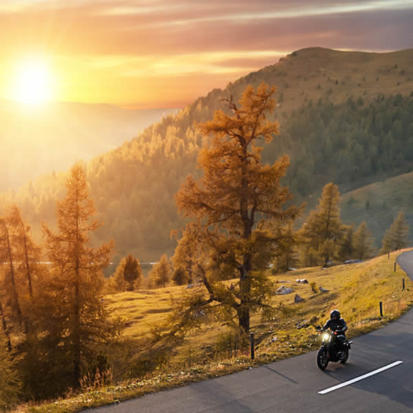 Voyage moto, voyage moto, balade nocturne