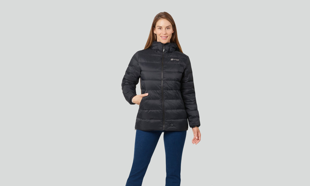 
                  
                    Load image into Gallery viewer, Women&amp;#39;s Heated Down Jacket Pro+ DualPower™ Ready
                  
                