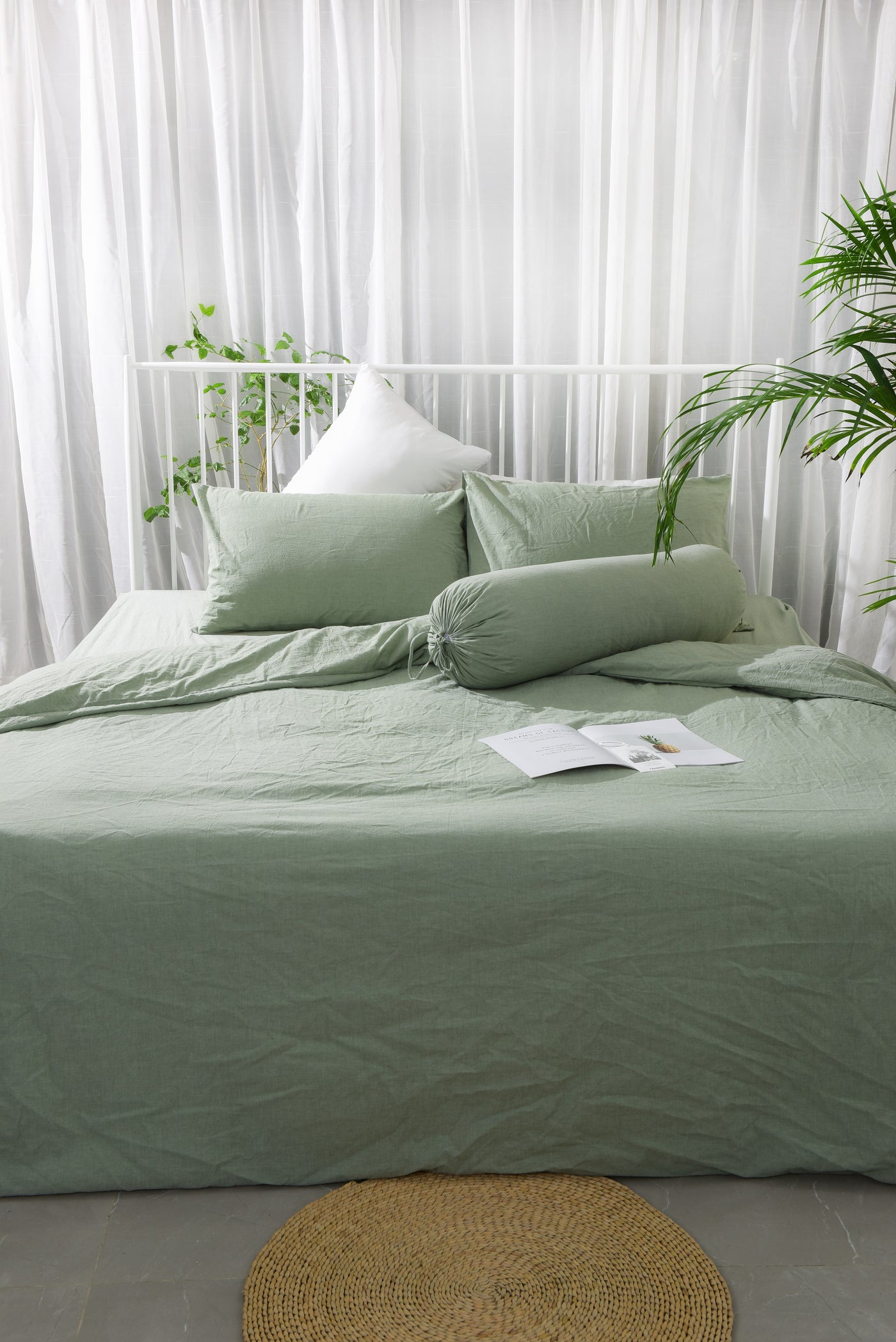 Vette SS 3-pc Fitted Sheet Set (Spring Green)