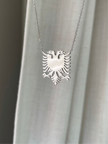 Anniyo Albania Eagle Pendant Necklaces Golden Stainless - Temu